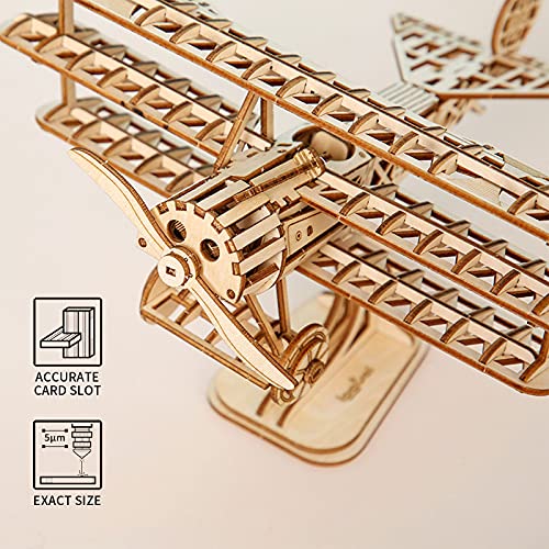 3D Wooden DIY Ferris Wheel Puzzle Kit - Perfect Educational Gift for All Ages ROEOLNIL