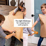 DIY Recycled Material Kraft Paper Roll - Ideal for Shipping - Wrapping and Crafts - Postal Wrapping Paper - Craft Wrapping Paper Roll - Craft DIY CREW