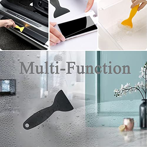 10pcs Plastic Spatula Paint Scrapers, Flexible Resin Scraper Putty Knife Air Bubble Remover Sticker Installation Tool for 3D Printing Resin Removal