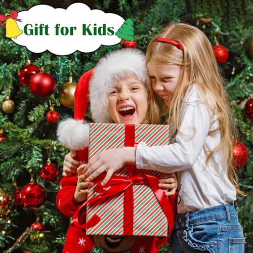 MEZOOM 8pcs Christmas Wooden Windchimes for Kid, Make Your Own 3D Star Wind Chimes Star Hanging Decoration Xmas DIY Art Craft for Christmas Winter MEZOOM