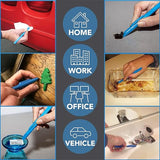 Scrigit Scraper Wide Blade No-Scratch Plastic Scraper Tool, 3 Pack - The Handy Multi-Use Scraping Tool for Removing Food, Labels, Stickers, Paint, Scrigit