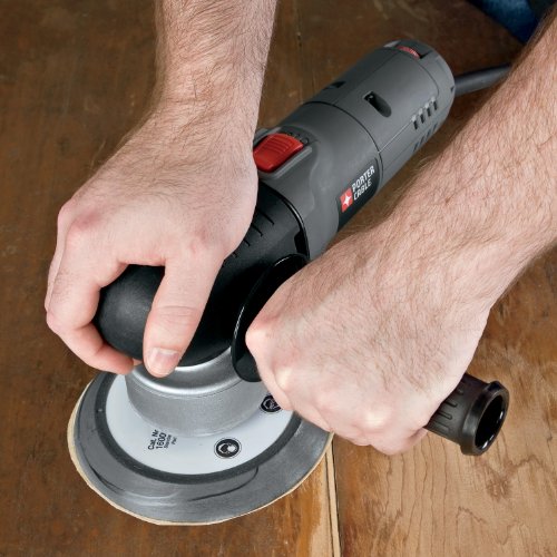 PORTER-CABLE Sander with Polishing Pad, 4.5-Amp, 6-Inch Polisher, 2,500-6,800 OPM, Corded (7346SP) PORTER-CABLE
