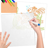 FSWCCK 25pcs 10mil 12 x 12 Inch Milky Translucent Blank Stencil Material Mylar Template Sheets, PET Blank Stencils Sheets for Cricut, Laser Cutting, FSWCCK