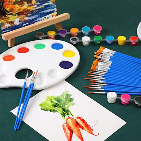 UPINS 30 Pcs Paint Brushes,Small Brush Bulk for Detail Painting UPINS
