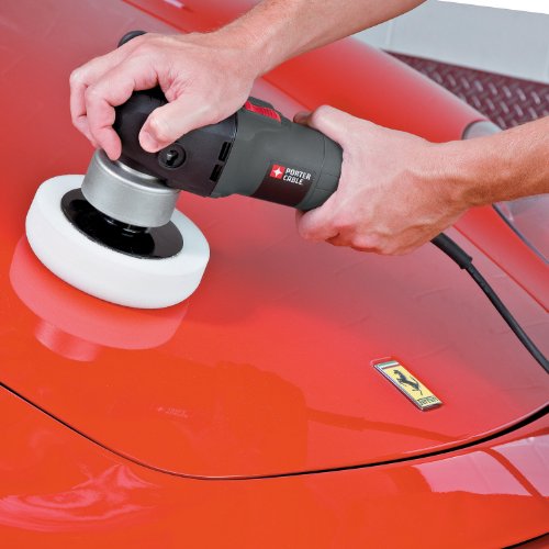 PORTER-CABLE Sander with Polishing Pad, 4.5-Amp, 6-Inch Polisher, 2,500-6,800 OPM, Corded (7346SP) PORTER-CABLE