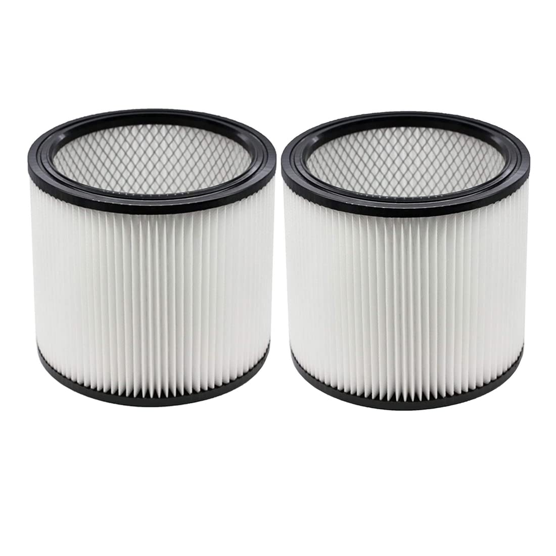 2 Pack Replacement Filter Compatible with Shop Vac 90304 90333 90350, Reusable and Washable Cartridge Filters Fits Most 5 Gallon and above Wet/Dry PureSturdy