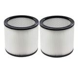 2 Pack Replacement Filter Compatible with Shop Vac 90304 90333 90350, Reusable and Washable Cartridge Filters Fits Most 5 Gallon and above Wet/Dry PureSturdy