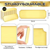 Therwen 60 Pcs Name Plates Laser Engraved Brushed Solid Brass Plate Personalized Plaque Blank Custom Name Tag Frame Name Label with Adhesive Backing Therwen