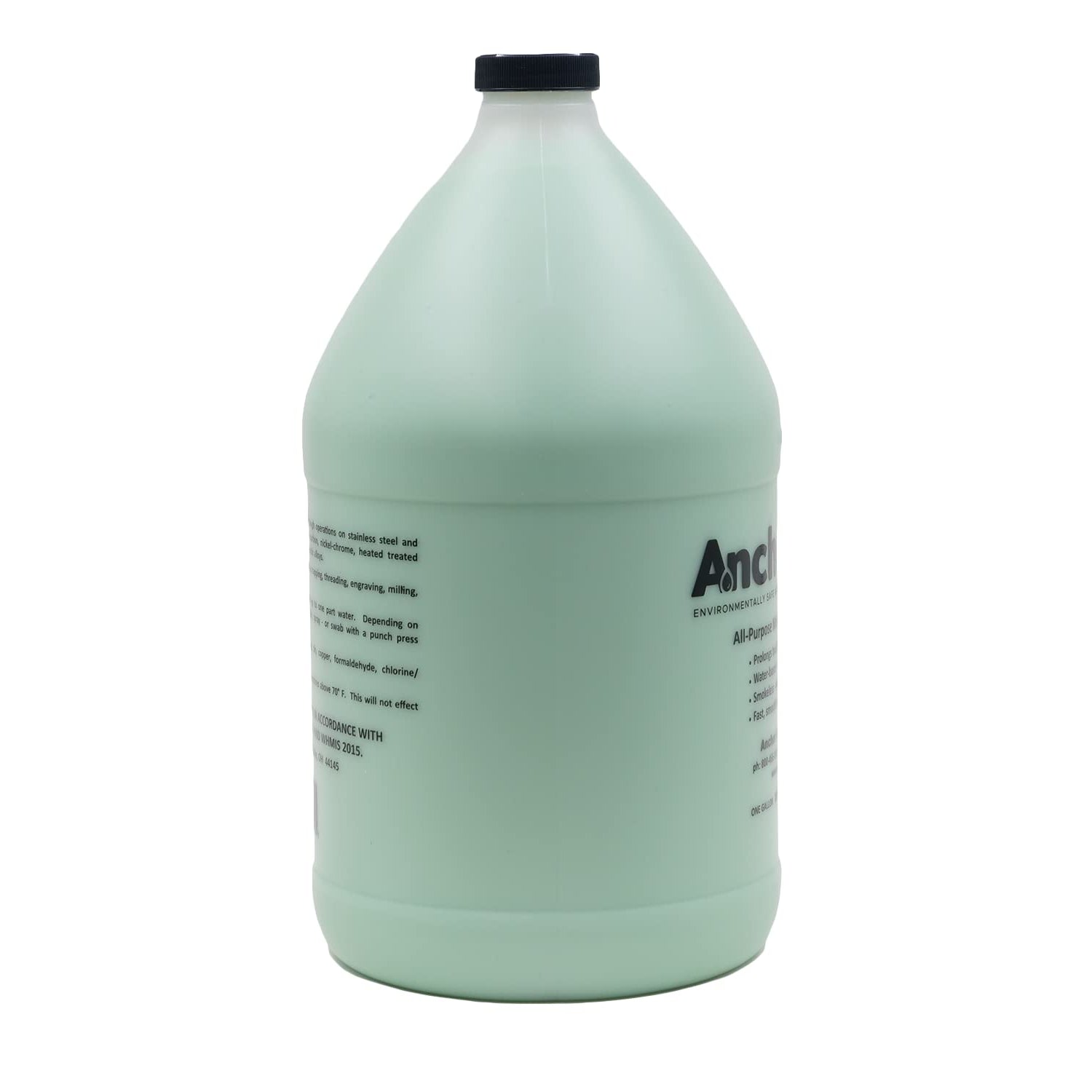 Anchorlube All-Purpose Metalworking Compound 1 Gallon - Water-Based Cutting Fluid for Drilling, Tapping, Sawing - Great on Stainless Steel | No Oil Anchorlube