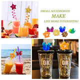 3PCS Straw Topper Mold Kits for Epoxy Resin Casting - Crown, Diamond, Heart, Flower Shapes for 8mm Straw Toppers in Silicone Crafts YOKSAS