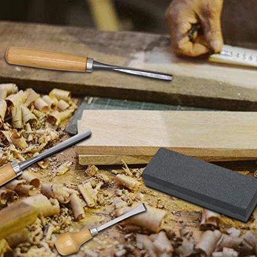 Lulu Home Wood Carving Tools, 16PCS Professional Carving Knife Tool Set for Woodworking Premium Wood Handle with Chisel Gouge Whetstones - WoodArtSupply