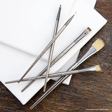 Royal & Langnickel Zen 5pc Standard Handle Brush Set, Includes - Wash, Oval Wash, Angular, Liner & Chisel Blender Brushes Royal & Langnickel