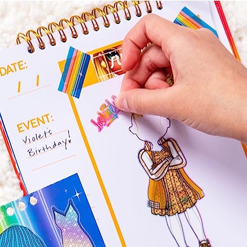 Rainbow High Fashion Runway by Horizon Group USA, Dress Up 6 Die-Cut Dolls, 100+ Accessories Including Fabrics & Repositionable Stickers, Includes Rainbow High