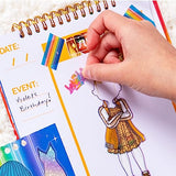 Rainbow High Fashion Runway by Horizon Group USA, Dress Up 6 Die-Cut Dolls, 100+ Accessories Including Fabrics & Repositionable Stickers, Includes Rainbow High