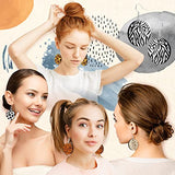 Whaline 60Pcs Round Sublimation Blank Earrings Bulk Unfinished Heat Transfer Earrings with Earring Hooks and Jump Rings for Women Jewelry DIY Crafts Whaline
