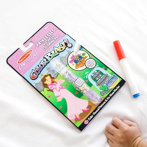 Melissa & Doug On the Go ColorBlast! Activity Book - Princess (24 Pages) Melissa & Doug