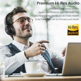 TOZO HT2 Hybrid Active Noise Cancelling Headphones, Wireless Over Ear Bluetooth Headphones, 60H Playtime, Hi-Res Audio Custom EQ via App Deep Bass TOZO