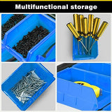 Ultrawall 12 PCS Bins & 3 Rails, Plastic Hanging Storage Organizer Bins, Wall mounted Garage Tool Storage Systerm, 12x bins(6.3inch X 3.2inch X Ultrawall