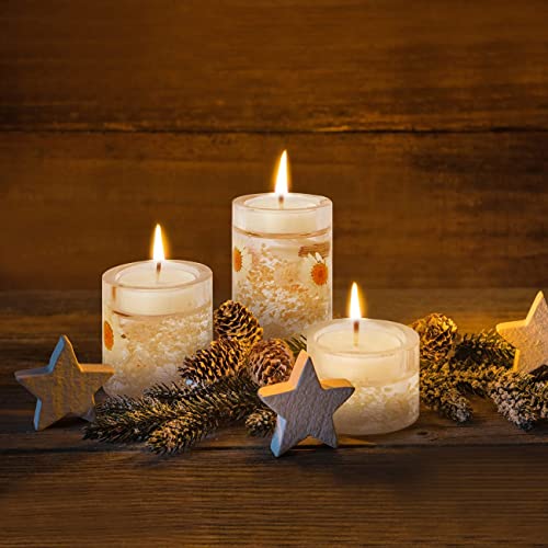 Actvty Tealight Candle Holder Resin Molds, Set of 3 Cylindrical Candlestick Epoxy Casting Silicone Molds for Resin DIY Crystal Votive Candle Holders Actvty