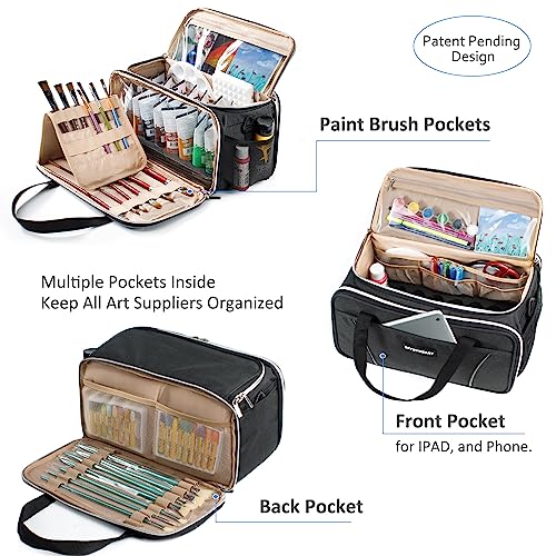 Acrylic Paint Storage, Paint Organizer and Storage, Art Supply Organizer, Art Bags, Craft Paint Storage, Paint Brush Case Holder, Paint Tube Storage SFYBYHEART