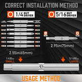 Amartisan 18-in-1 Multi-bit Screwdriver Set Tool All in One, Portable Multi-Purpose Screwdriver, Slotted/Philips/Pozi/Torx/Square,Nut Driver Amartisan