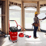 Craftsman Air Compressor, 10 Gallon Peak 1.8 Horsepower Oil-free Compressor, Max 150 PSI, Vertical Compressor Air Tools, Model: CMXECXA0331042 Craftsman