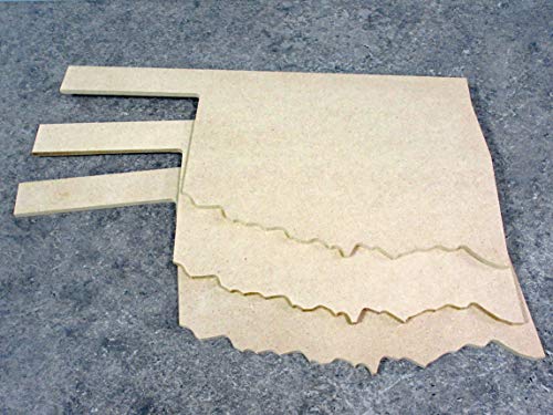 Oklahoma State Cutouts - 3 Pack - 1/4'' MDF - WoodArtSupply