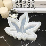 ResinWorld Leaf Ashtray Mold for Epoxy Resin + Set of Large Medium Small 3D Skull Resin Molds ResinWorld