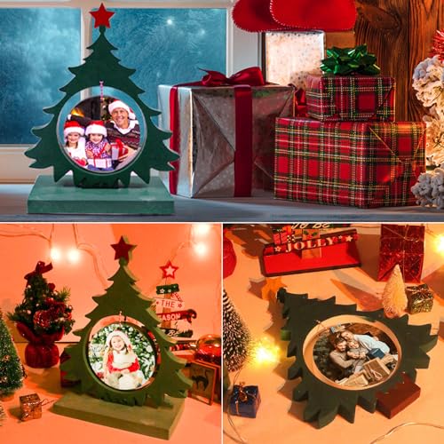 Wehous Resin Molds for Photo Frame, Large Christmas Tree Resin Mold, Picture Frame Silicone Epoxy Casting Mold, Unique Resin Art Mold Christmas