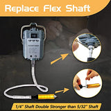 TUNTROL 1000W 30000RPM Flex Shaft Rotary Tool, Thicken 1/4" Flexible Shaft with Stepless Speed Foot Pedal, Hanging Grinder Carver Electric TUNTROL