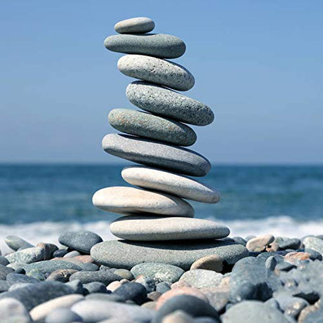 LANIAKEA 20 Pcs River Rocks for Painting, 3-5 Inch River Rocks Caft Rocks for Arts Multi-Color Painting Rocks for Kids Project, Crafts and Home LANIAKEA