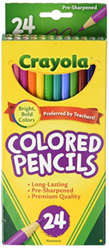 Crayola Colored Pencil 24 count each (Pack of 2) Crayola