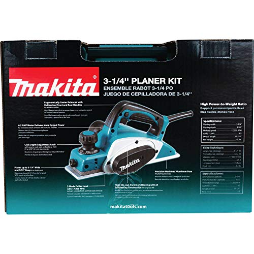 Makita KP0800K 3-1/4" Planer, with Tool Case , Blue