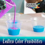 POURING MASTERS Jet Black Acrylic Ready to Pour Pouring Paint - Premium 32-Ounce Pre-Mixed Water-Based - for Canvas, Wood, Paper, Crafts, Tile, Rocks Pouring Masters