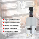 RATTMMOTOR DC Motor CNC 775 Spindle Motor 100W 12-24VDC 20000RMP + ER11 Collet for DIY Mini CNC Router 3018 3018Pro 3018Pro-Max 3018Pro-N 1610 RATTMMOTOR