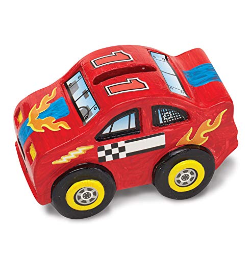 Melissa & Doug Created by Me! Race Car Bank Craft Kit - WoodArtSupply