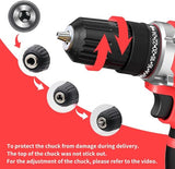 GardenJoy 21V Cordless Power Drill - Electric Drill Set with Battery and Fast Charger, 30pcs Drill/Driver Bits, 2 Variable Speed, 3/8" Keyless Chuck, GardenJoy