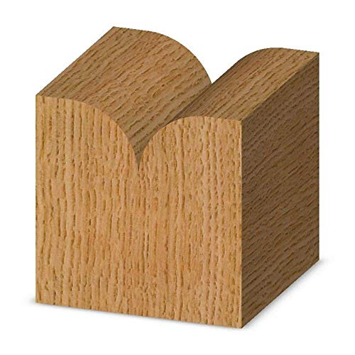 Whiteside Router Bits 1572 Point Cutting Round Over Bit with 1/4-Inch Radius, 1/2-Inch Cutting Diameter and 1/2-Inch Cutting Length Whiteside
