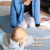 KALLORY 100pcs 15mm Wooden Letters for Crafts Unfinished Wooden Alphabet Letters Small Wood Letters for DIY Painting KALLORY