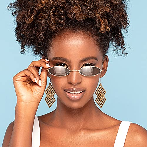 222 Pieces African Wooden Dangle Earring Making Kit, Includes 48 Pieces Wooden DIY Earring Pendants 100 Pieces Jump Rings 50 Pieces Earring Hooks 24 Hicarer