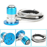 CNC Automatic Tool Sensor Gauge, DC 24V Normally Closed CNC Z Axis Tool Setter with LED, Aluminum Alloy Z Axis Probe Tool Touch Sensor Setting Gauge BTER