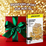 Piececool 3D Metal Puzzle for Adults, Tengwang Pavilion Metal Model Kit, Chinese Famous Architecture Building Kit DIY Craft Brain Teaser 3D Puzzles Piececool