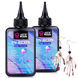 LET'S RESIN UV Resin,200g High Viscosity Crystal Clear Thick UV Resin Kit, Quick-Curing&Low Shrinkage Ultraviolet Epoxy Resin for Crafts, Doming, LET'S RESIN