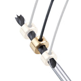 Self Centering Doweling Jig Kit - Dowel Jig Kit for Straight Holes, Adjustable Width Woodworking Joints Tool Drill Guides Locator, 3 Size Drill Bit aboutool