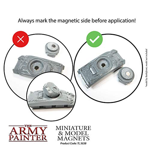 The Army Painter Miniature and Model Rare Earth Magnets - Heavy Duty Magnets Neodymium, 100 Pieces, Variety Pack (20x5mm and 80x3mm), Round Magnets, The Army Painter