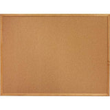 Lorell Oak Wood Frame Cork Board 18" x 24" Lorell