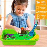 Made By Me Explore + Create Dino Galaxy Sensory Bin, Fun Sensory Bins for Toddlers 3+, All-in-One Tactile Sensory Toys, Learn Through Play Toys, Made By Me