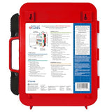 Be Smart Get Prepared First Aid Kit Hard Red Case 326 Pieces Exceeds OSHA and ANSI Guidelines 100 People - Office, Home, Car, School, Emergency, Be Smart Get Prepared