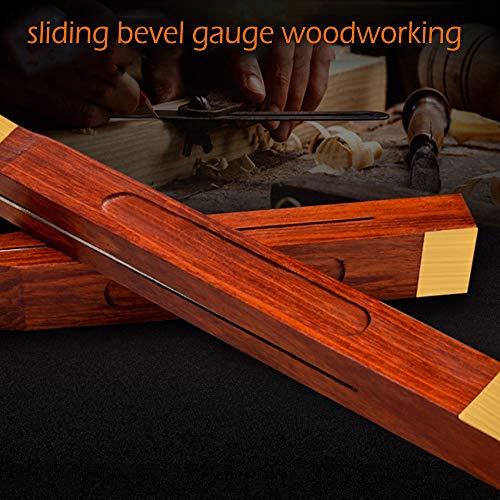 360 Degree Sliding T-Bevel Carpenters Angle Finder, Angle Ruler Wood Bevel Protractor Tool, 7Inch DUDUA