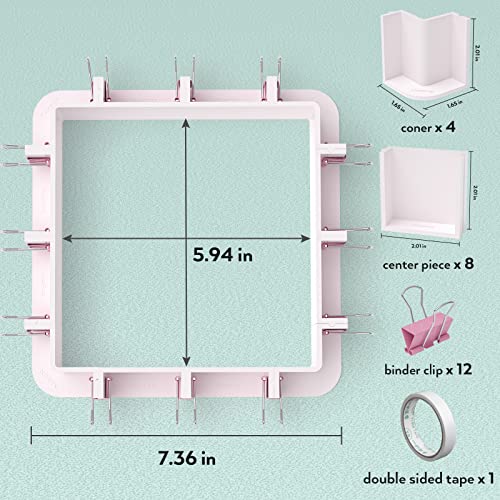 Nicpro Adjustable Molds Housing for Silicone Mold Making, Reusable Plastic Housing Frame Mold Making Silicone Rubber, for Resin Molds Kit, Soap Nicpro